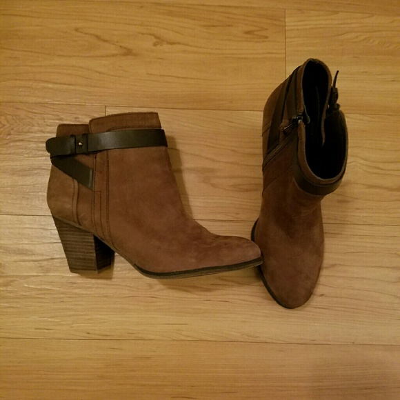 Franco Sarto - Brown Ankle Boots - Size 9