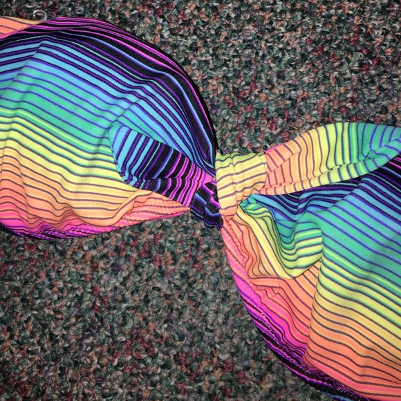 PINK Bandeau Bikini Top XS