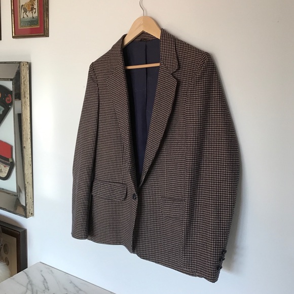 Oscar de la Renta Houndstooth Blazer Size 9/10