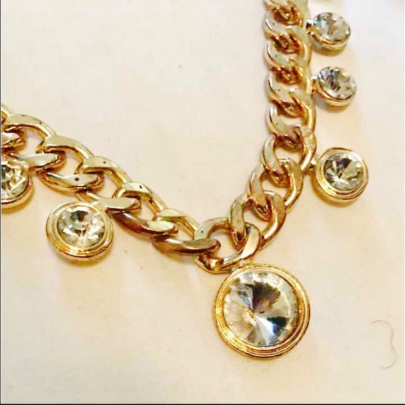 Chunky blinged necklace - Picture 2 of 3