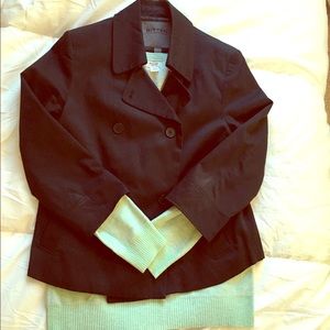 SJP Bitten Cropped Jacket, 3/4 length sleeves, L.