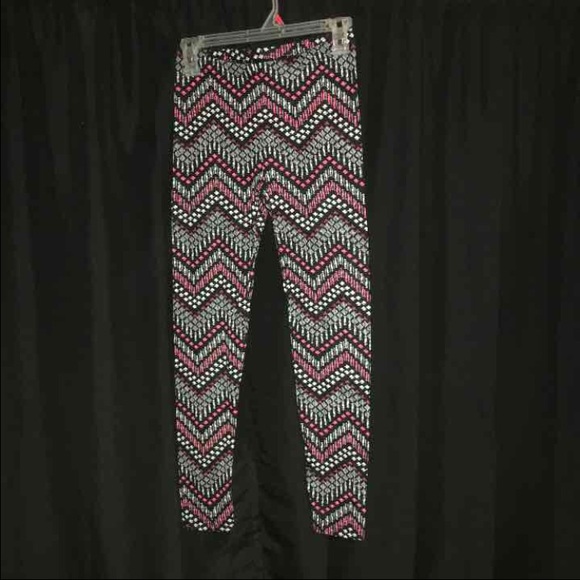 Pink Zodiac Print Leggings