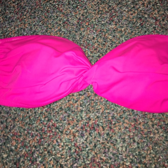 PINK Bandeau Bikini Top