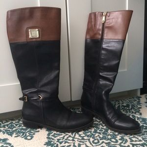 Tommy Hilfiger women's riding boots leather size 7