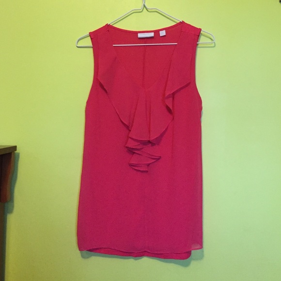 Pink tank blouse