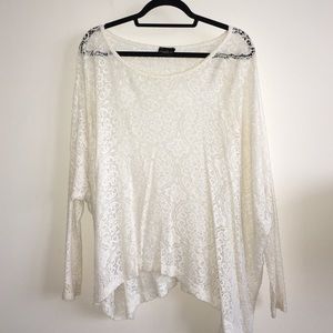 White lace top