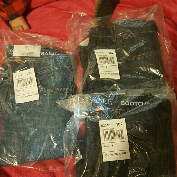 3 pair of childrens place jeans