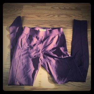 Wine colored mudd leggings