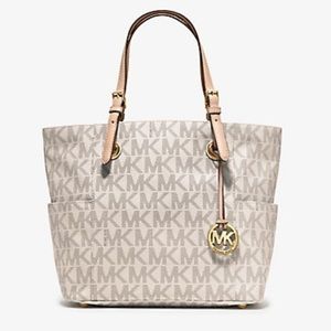 MICHAEL KORS LARGE LOGO TOTE/ PURSE