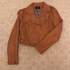 Supple Camel Moto Jacket