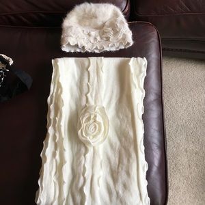 Matching scarf and hat