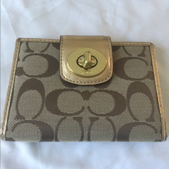 Authentic coach wallet