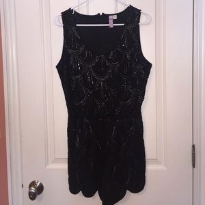 Sequence scalloped romper