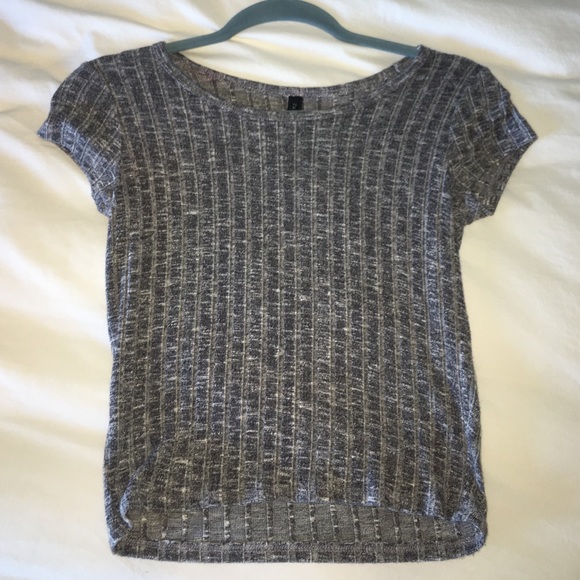 Tilly's Grey Textured Top
