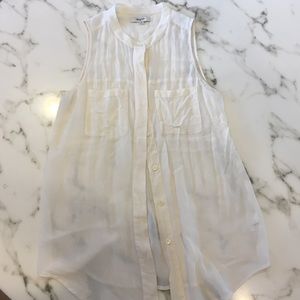 Madewell Button Front Tank.