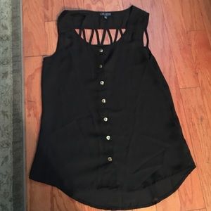 Love Culture black sleeveless shirt