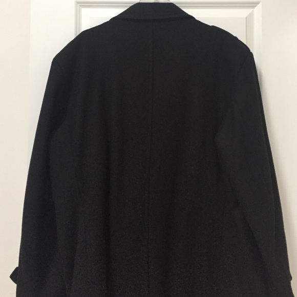 NEW!!! Men's Black Jos A. Banks Wool Blend Peacoat - Picture 4 of 4