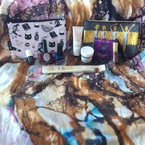 Ipsy makeup bags (2!) and assorted make-up