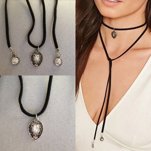 BOGO Sale Black Choker Necklace - Picture 4 of 4