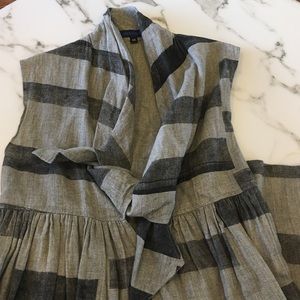 Mociun Tie Front Dress