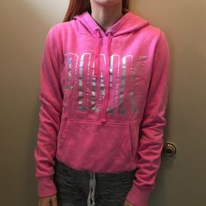 pink sweatshirt from pink