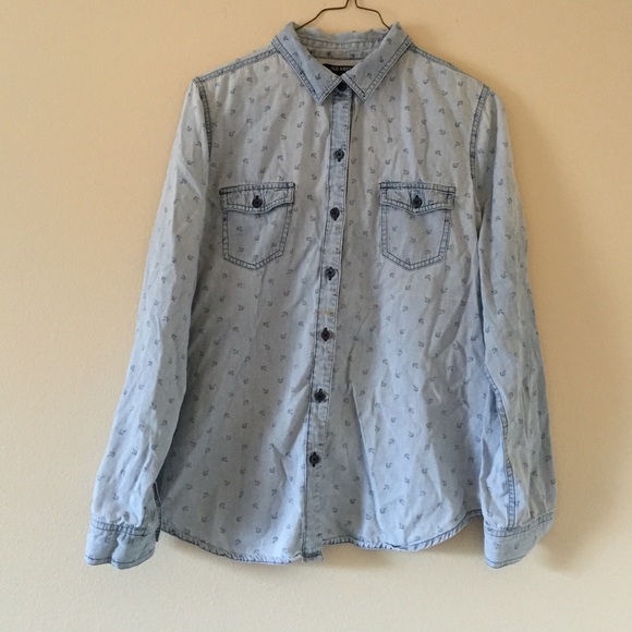 Donated!! Anchor Chambray Shirt