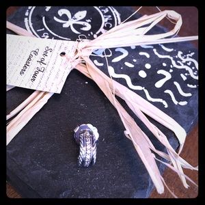 One Beautiful David Yurman Hoop Diamond Earring