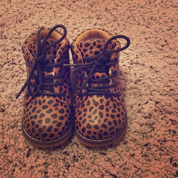 H&M animal print boots