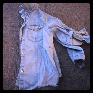Genuine kids by Osh Kosh size 4t denim shirt