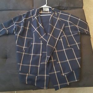 SOLD****River island oversize plaid jacket