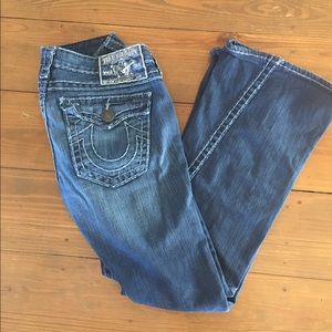 Authentic Women's True Religion boot cut jeans