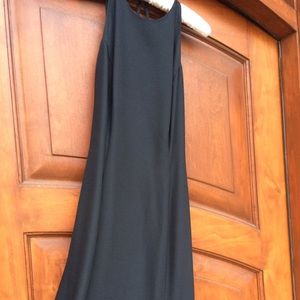 Black strappy back dress
