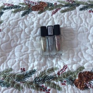 Set of Julep metallic nail polishes