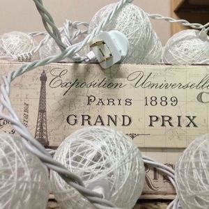 Orb Fairy Circle String Lights