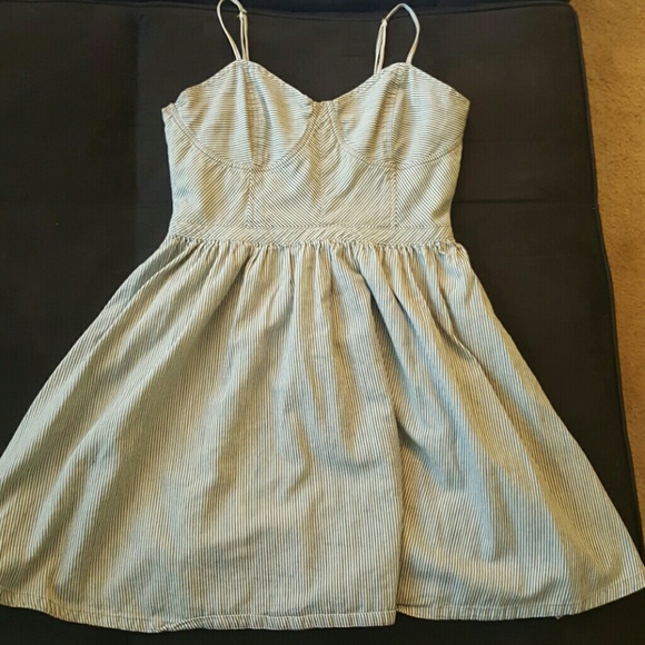 SOLD*****Free people striped denim dress