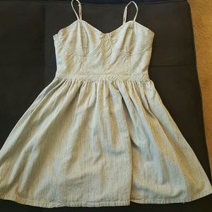 SOLD*****Free people striped denim dress