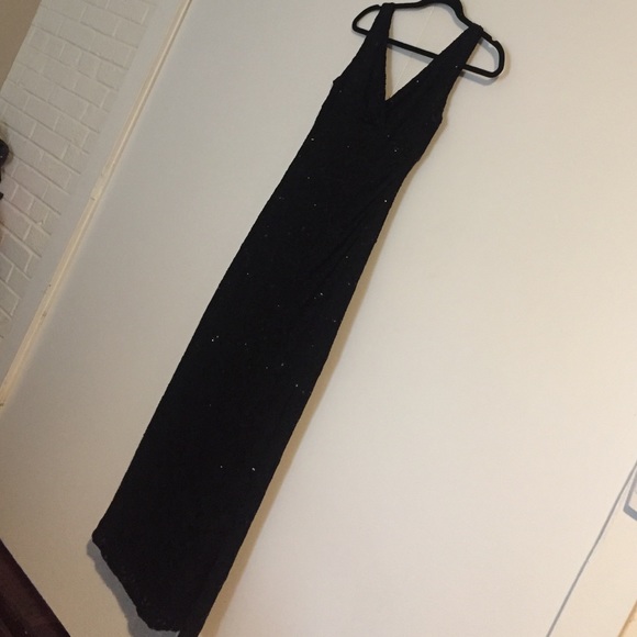 Ralph Lauren full length sequence dress