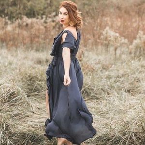 FLASH SALE! Free People Fiona Navy Dress