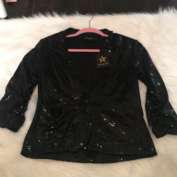 Sequin living doll Blazer