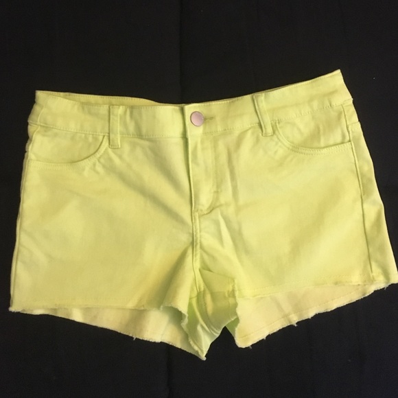 Lime green shorts