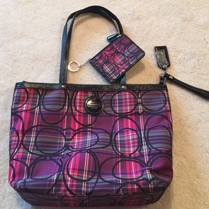 NWOT Coach Purse + Wallet Set