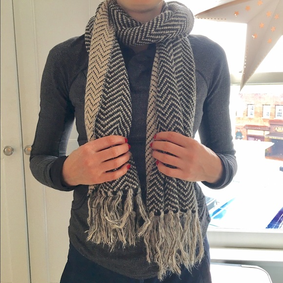 Missoni Scarf in Black & Tan