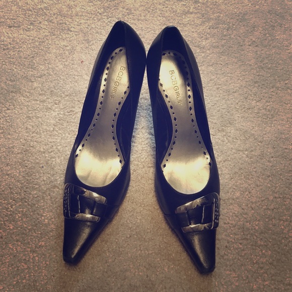 BCBG Women's Black Heels