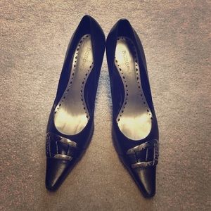 BCBG Women's Black Heels