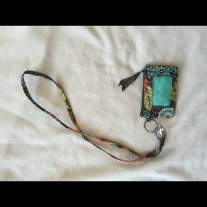 Vera Bradley lanyard