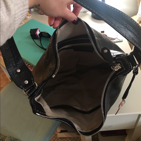 Authentic MK black hobo with studs - Picture 3 of 3