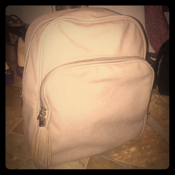 Target leather backpack