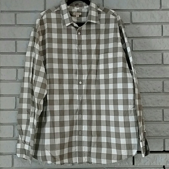 Checkered button down