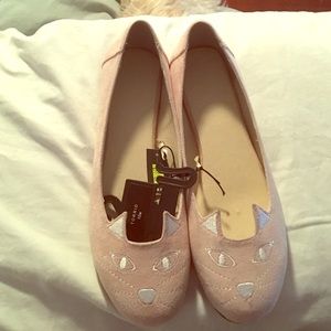 Brand new blush pink kittten flats