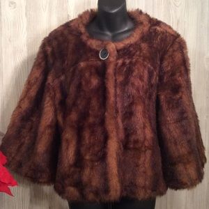 Beautiful Faux Fur Batwing Jacket🍾